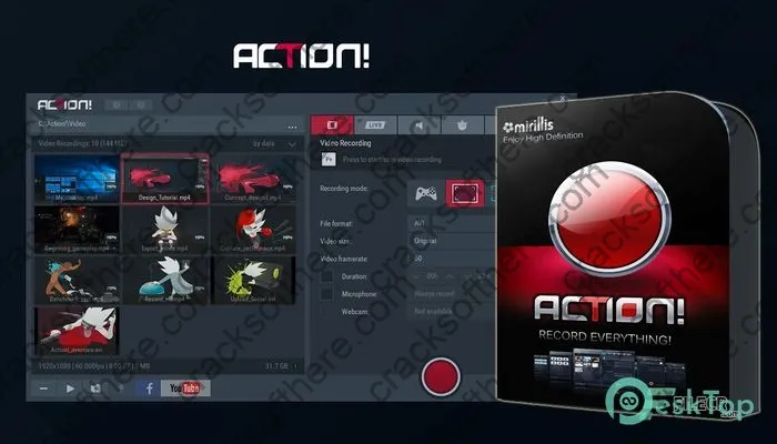 Mirillis Action Activation key 4.38.1 Free Full Activated